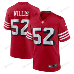 Patrick Willis 52 San Francisco 49ers Retired Alternate Game Jersey - Scarlet