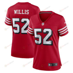 Patrick Willis San Francisco 49ers Women's Alternate Game Jersey - Scarlet