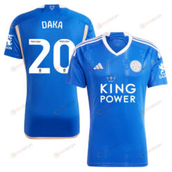 Patson Daka 20 Leicester City FC 2023/24 Home Men Jersey - Blue