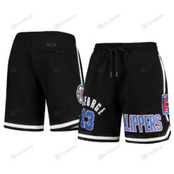 Paul George 13 Black LA Clippers Team Player Shorts - Men