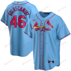 Paul Goldschmidt 46 St. Louis Cardinals Alternate Men Jersey - Light Blue