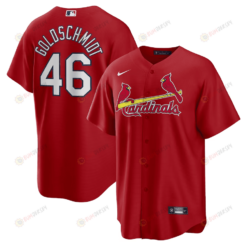 Paul Goldschmidt 46 St. Louis Cardinals Alternate Men Jersey - Red