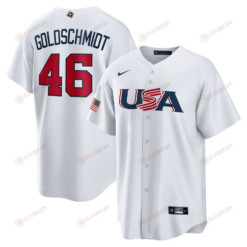 Paul Goldschmidt 46 USA Baseball 2023 World Baseball Classic Jersey - White