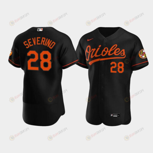 Pedro Severino 28 Baltimore Orioles Black Alternate Jersey Jersey