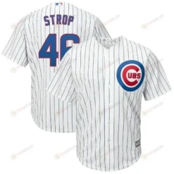 Pedro Strop Chicago Cubs Home Cool Base Player Jersey - White