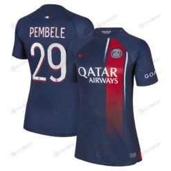 Pemb?l? 29 Paris Saint-Germain Women 2023/24 Home Jersey - Navy