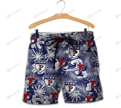 Penn Quakers Men Shorts Tropical Seamless