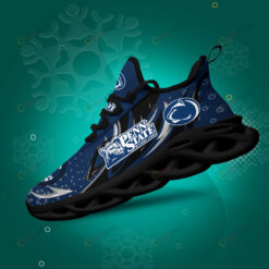 Penn State Nittany Lions Logo Triangle Pattern 3D Max Soul Sneaker Shoes