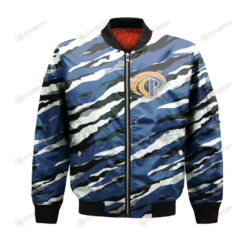 Pepperdine Waves Bomber Jacket 3D Printed Sport Style Team Logo Pattern