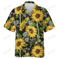 Perfect Ornament Sunflowers Artichokes And Wild Flowers Hawaiian Shirt