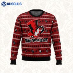 Persona 5 Take Your Heart Ugly Sweaters For Men Women Unisex