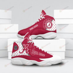 Personalized Alabama Crimson Tide Football Team Logo Custom Name Air Jordan 13 Shoes Sneakers