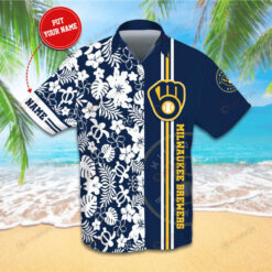 Personalized Custom Name MB Short Sleeve Hawaiian Shirt Summer