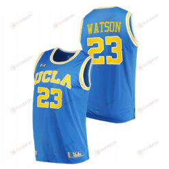 Peyton Watson 23 UCLA Bruins 2022 Draft Top Prospect Men Jersey - Blue