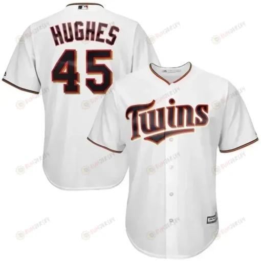 Phil Hughes Minnesota Twins Official Cool Base Player Jersey - White