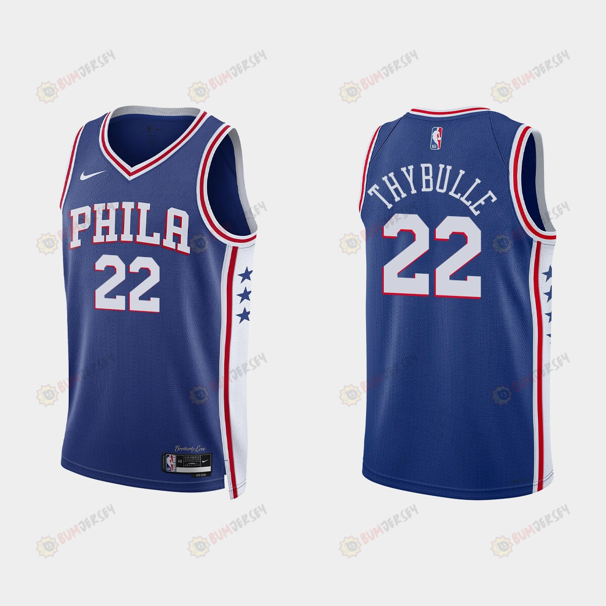 Philadelphia 76ers 22 Matisse Thybulle 2022-23 Icon Edition Royal Men Jersey