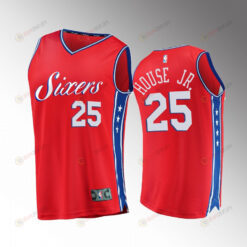 Philadelphia 76ers 25 Danuel House Jr. Statement Jersey 2022-23 Red