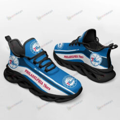 Philadelphia 76ers Team Logo 3D Max Soul Sneaker Shoes