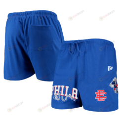 Philadelphia 76ers Team Royal Mesh Capsule Shorts - Men