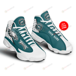Philadelphia Eagles Air Jordan 13 Custom Name Sneaker Shoes