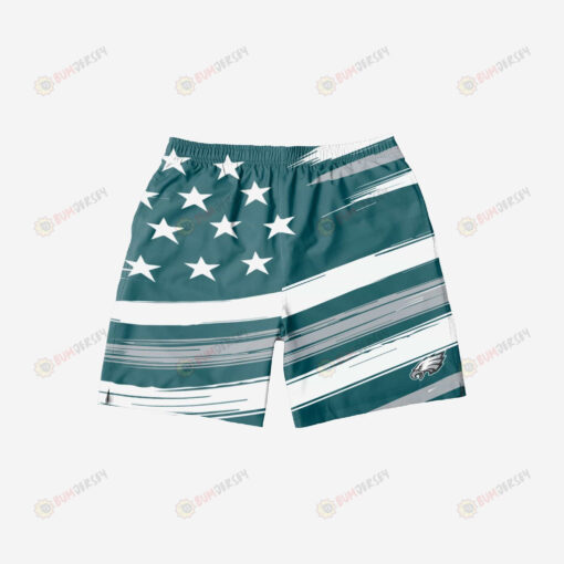 Philadelphia Eagles Americana Hawaiian Men Shorts Swim Trunks - Print Shorts