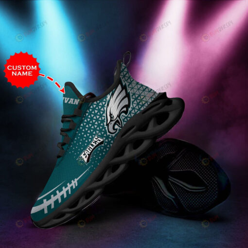 Philadelphia Eagles Custom Name 3D Max Soul Sneaker Shoes