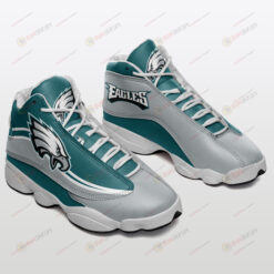 Philadelphia Eagles Green Air Jordan 13 Sneakers Sport Shoes