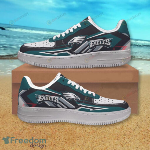 Philadelphia Eagles Logo IN Green/Black Air Force 1 Shoes Sneaker