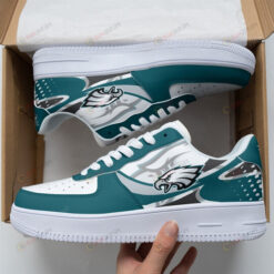 Philadelphia Eagles Shadow Logo Pattern Air Force 1 Printed