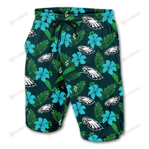 Philadelphia Eagles Shorts Floral Hawaiian Shorts Summer Shorts Men Shorts - Print Shorts