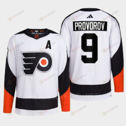 Philadelphia Flyers 2022 Reverse Retro 2.0 Ivan Provorov 9 White Primegreen Jersey Men's