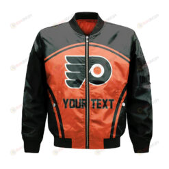 Philadelphia Flyers Bomber Jacket 3D Printed Custom Text And Number Curve Style Sport