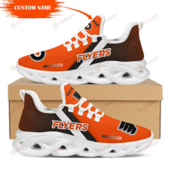 Philadelphia Flyers Logo Custom Name Pattern 3D Max Soul Sneaker Shoes