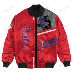 Philadelphia Phillies Bomber Jacket 3D Printed Personalized Baseball For Fan