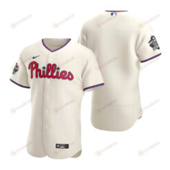 Philadelphia Phillies Cream 2022-23 World Series Jersey