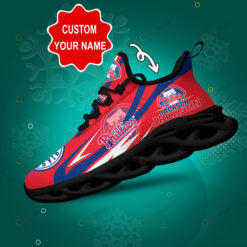 Philadelphia Phillies Logo Line Pattern Custom Name 3D Max Soul Sneaker Shoes