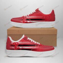 Philadelphia Phillies Logo Pattern Air Force 1 Printed In Red