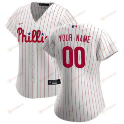 Philadelphia Phillies Women's Home Custom Jersey - White