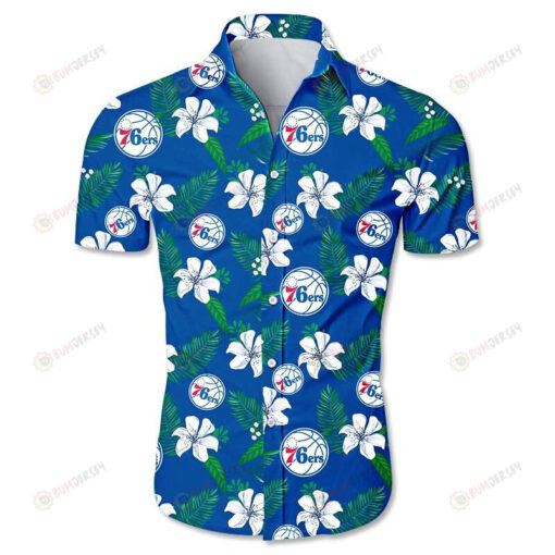 Philadelphia Tropical Floral And Leave Hawaiian Shirt