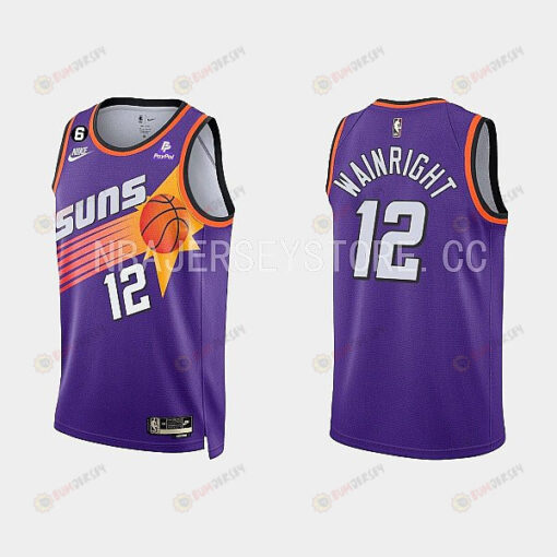 Phoenix Suns 12 Ishmail Wainright Classic Edition Purple Men Jersey 2022-23