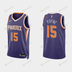 Phoenix Suns 15 Cameron Payne 2022-23 Icon Edition Purple Men Jersey