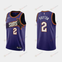 Phoenix Suns 2 Elfrid Payton 2022-23 Icon Edition Purple Men Jersey