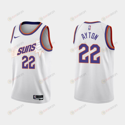 Phoenix Suns 22 Deandre Ayton 2022-23 City Edition White Men Jersey