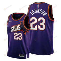 Phoenix Suns 23 Cameron Johnson 2022-23 Icon Edition Jersey Purple - Men Jersey