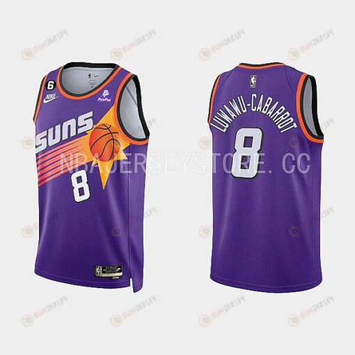 Phoenix Suns 8 Timothe Luwawu-Cabarrot Classic Edition Purple Men Jersey 2022-23