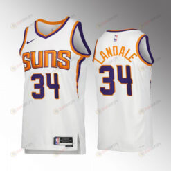 Phoenix Suns Association Edition Jock Landale 11 White Jersey 2022-23 Swingman