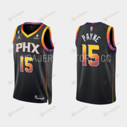 Phoenix Suns Cameron Payne 15 Black 2022-23 Statement Edition Men Jersey