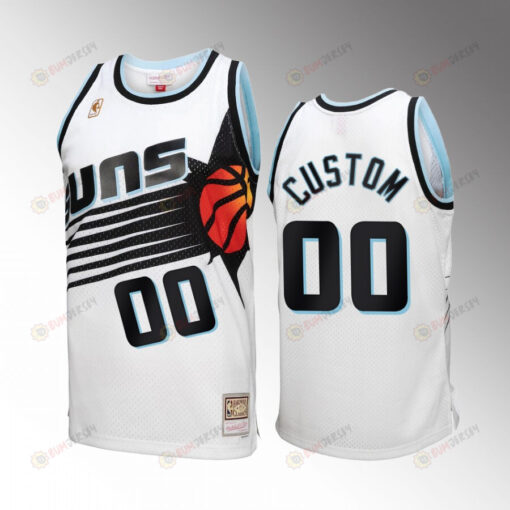 Phoenix Suns Custom 00 White Reload 3.0 Men Jersey Mitchell Ness