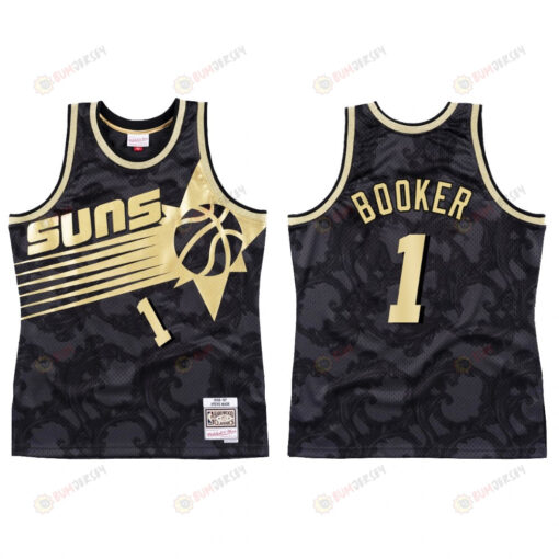 Phoenix Suns Devin Booker 1 HWC Jersey Men's Black Toile