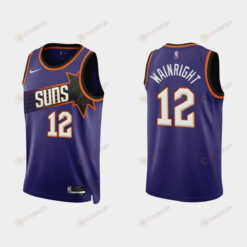 Phoenix Suns Ishmail Wainright 12 2022-23 Icon Edition Purple Men Jersey